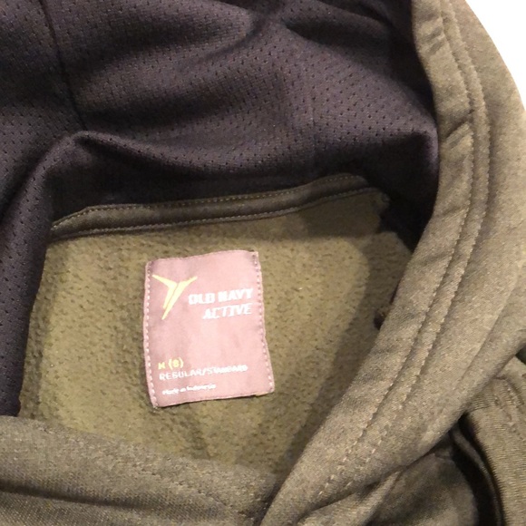 Old Navy Active wear pullover hoodie Kids Size M (8) Dark Green - Picture 3 of 4